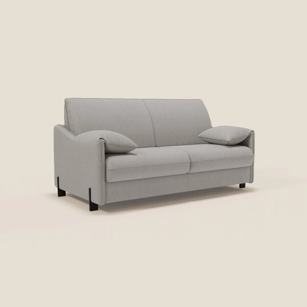 Primula divano letto con materasso alto 18 cm - braccioli mobili e tes