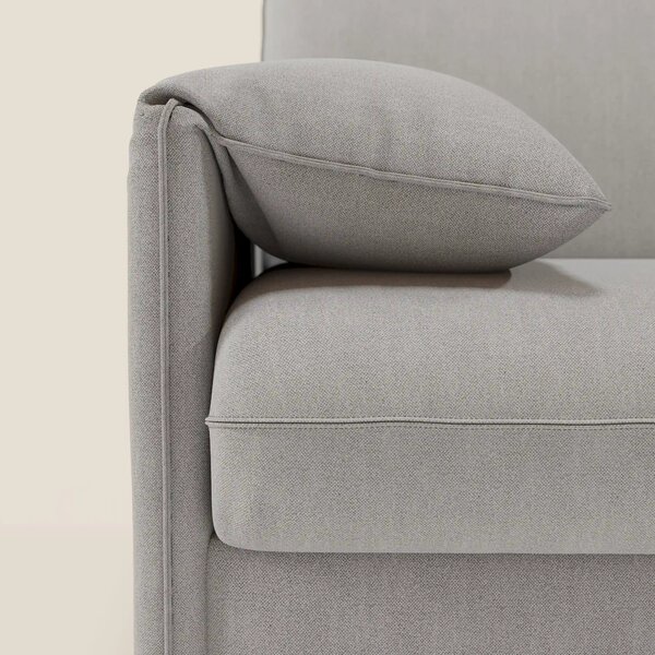 Primula divano letto con materasso alto 18 cm - braccioli mobili e tes