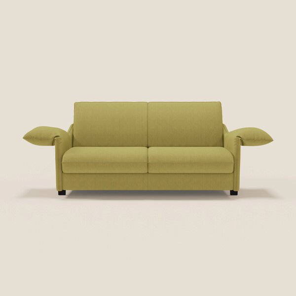 Primula divano letto con materasso alto 18 cm - braccioli mobili e tes