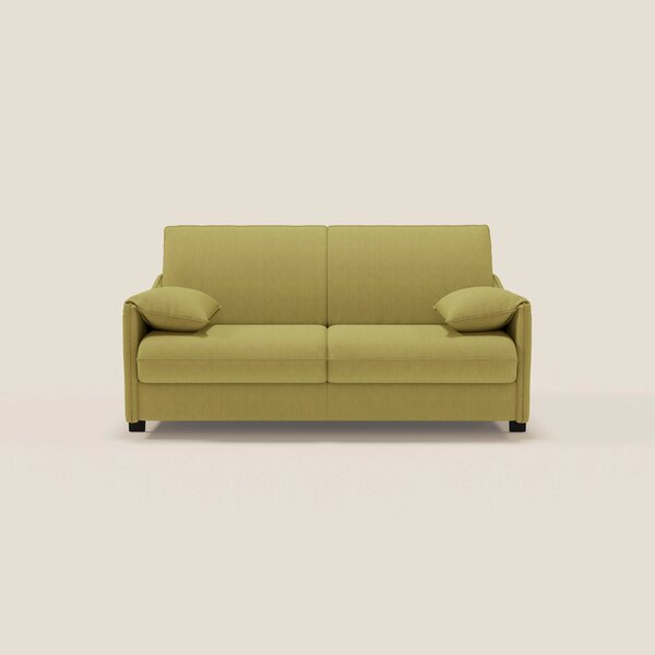 Primula divano letto con materasso alto 18 cm - braccioli mobili e tes