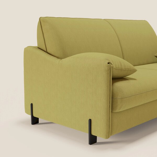 Primula divano letto con materasso alto 18 cm - braccioli mobili e tes