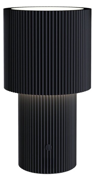 Lampade da tavolo Herstal, Iluma, dimmerabile, Nero, Soggiorno, Alluminio, Moderno
