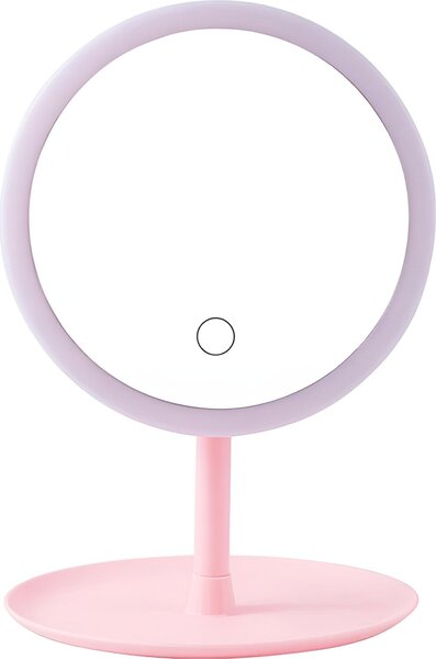 Verk 15785 specchio cosmetico con retroilluminazione LED rosa