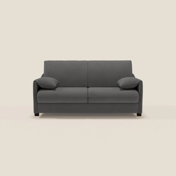 Primula divano letto con materasso alto 18 cm - braccioli mobili e tes