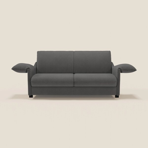 Primula divano letto con materasso alto 18 cm - braccioli mobili e tes