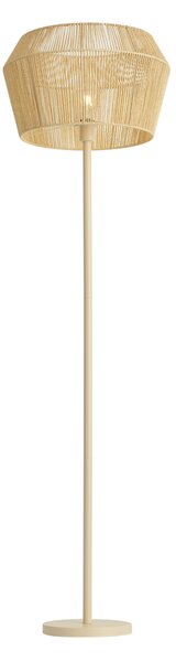 Lampada da terra beige con paralume in corda di carta 50/50/30 - Simplo
