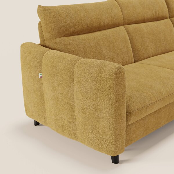 Peonia divano letto angolare con Penisola Contenitore - Materasso H18