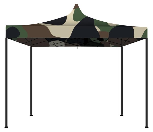 Kebon Tenda / Gazebo Per Giardino 3X3 Impermeabile Tendone Pieghevole Per Fiere E Mercati Colore Camouflage