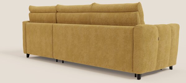 Peonia divano letto angolare con Penisola Contenitore - Materasso H18