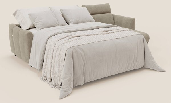 Peonia divano letto angolare con Penisola Contenitore - Materasso H18