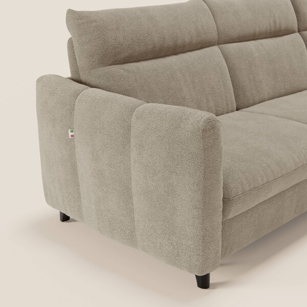 Peonia divano letto angolare con Penisola Contenitore - Materasso H18