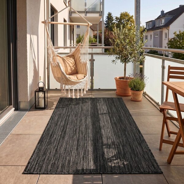 Tappeto da interno/esterno nero 80x150 cm Mira 1450 – Ayyildiz Carpets