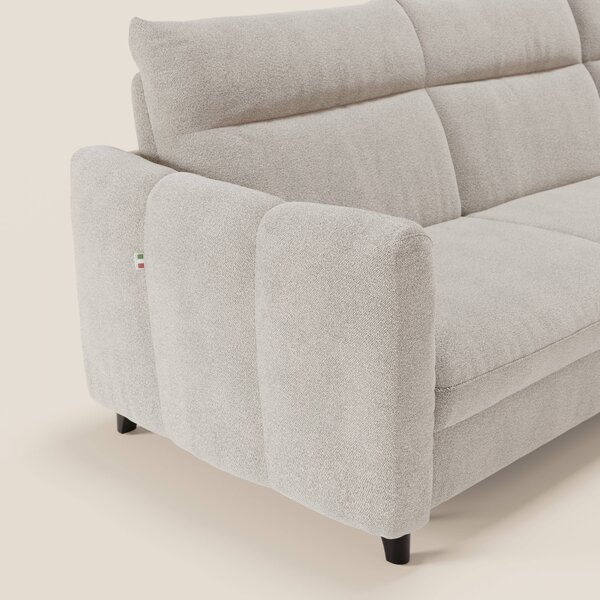 Peonia divano letto angolare con Penisola Contenitore - Materasso H18