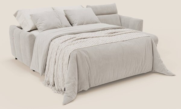 Peonia divano letto angolare con Penisola Contenitore - Materasso H18