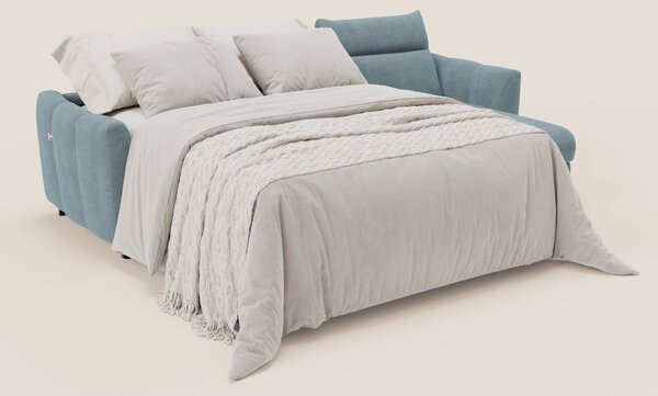 Peonia divano letto angolare con Penisola Contenitore - Materasso H18