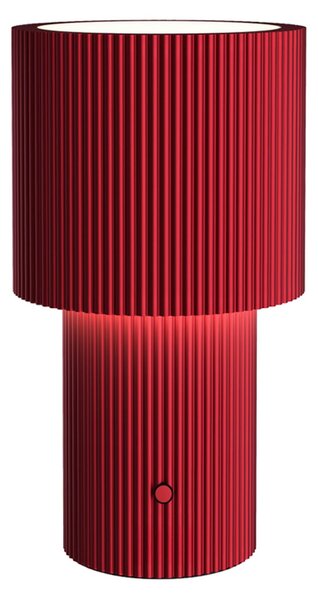 Lampade da tavolo Herstal, Iluma, dimmerabile, Rosso, Soggiorno, Alluminio, Moderno