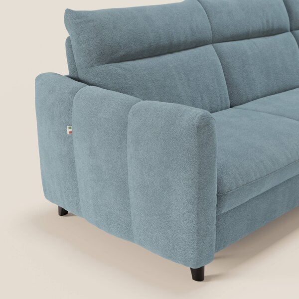 Peonia divano letto angolare con Penisola Contenitore - Materasso H18