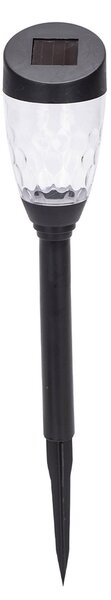 Lampioncino segnapassi Led Hala 0,006W Nero con pannello solare IP44 Bianco freddo 6500K con sensore crepuscolare Aigostar
