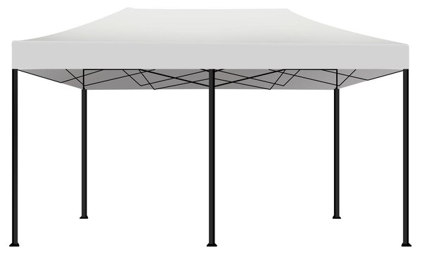Kebon Tenda / Gazebo Per Giardino 3X6 Mt Impermeabile Tendone Pieghevole Per Fiere E Mercati Colore Bianco