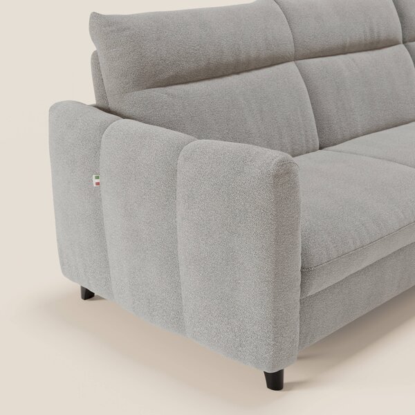 Peonia divano letto angolare con Penisola Contenitore - Materasso H18