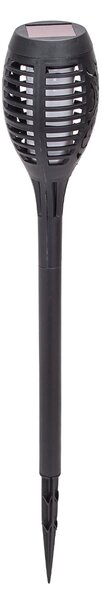 Lampioncino segnapassi Led Torch 0,023W Nero con pannello solare IP44 Bianco caldo 2700K con sensore crepuscolare Aigostar