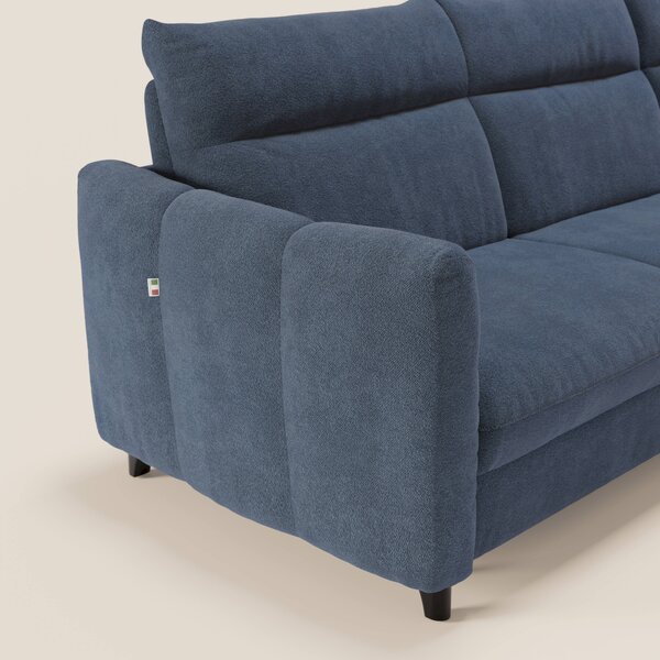 Peonia divano letto angolare con Penisola Contenitore - Materasso H18
