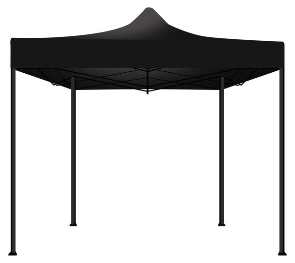 Kebon Tenda / Gazebo Per Giardino 3X3 Impermeabile Tendone Pieghevole Per Fiere E Mercati Colore Nero