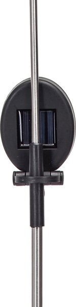 Lampioncino segnapassi Led Willow 0,03W Argento in acciaio con pannello solare IP44 Bianco caldo 2700K con sensore crepuscolare Aigostar