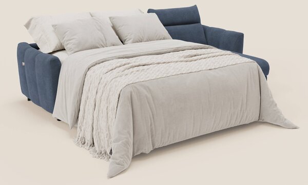 Peonia divano letto angolare con Penisola Contenitore - Materasso H18