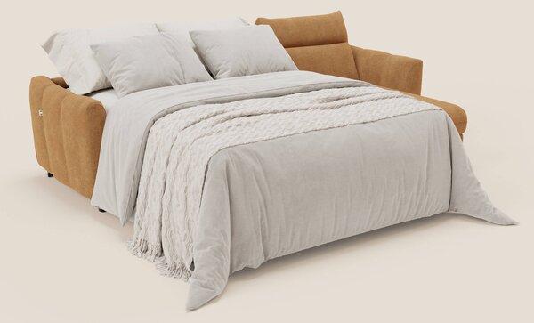 Peonia divano letto angolare con Penisola Contenitore - Materasso H18