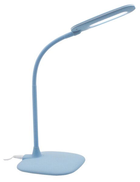 Lampada da tavolo con lampadina inclusa LED stile moderno bianco freddo Mei blu touch