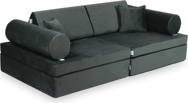 Montessori Speelbank Comfort – Fluweel Grafiet