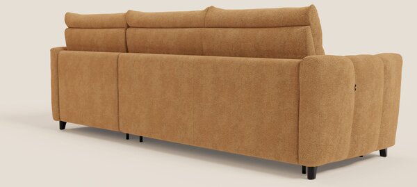 Peonia divano letto angolare con Penisola Contenitore - Materasso H18