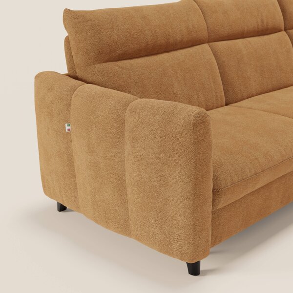 Peonia divano letto angolare con Penisola Contenitore - Materasso H18
