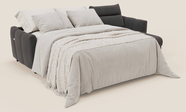 Peonia divano letto angolare con Penisola Contenitore - Materasso H18