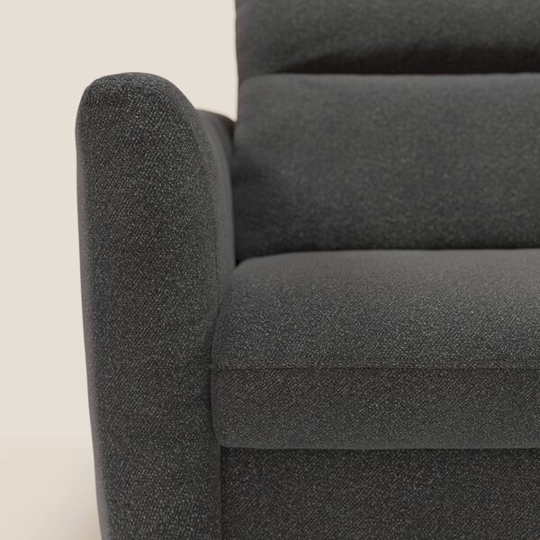 Peonia divano letto angolare con Penisola Contenitore - Materasso H18
