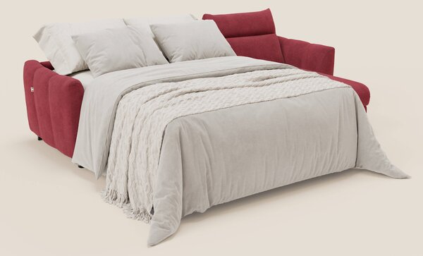 Peonia divano letto angolare con Penisola Contenitore - Materasso H18