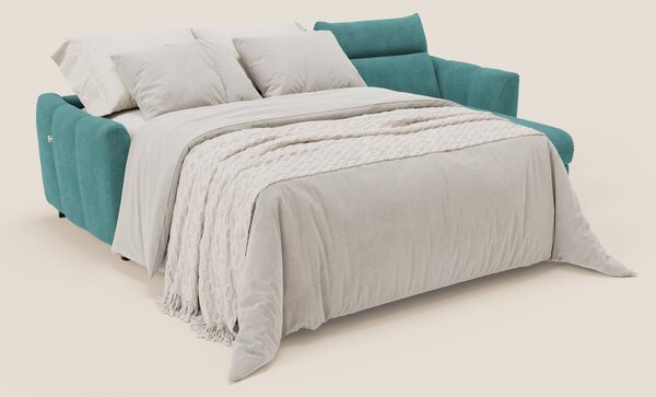 Peonia divano letto angolare con Penisola Contenitore - Materasso H18