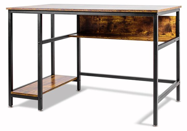 Hanami - Scrivania in stile industriale, scrivania per computer, 120x60xH75 cm