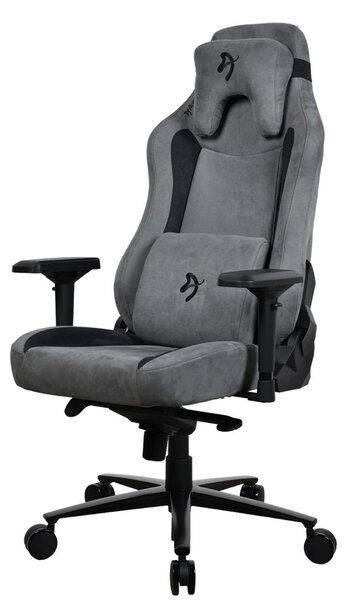 Poltrona da gaming in tessuto Arozzi Vernazza Supersoft antracite