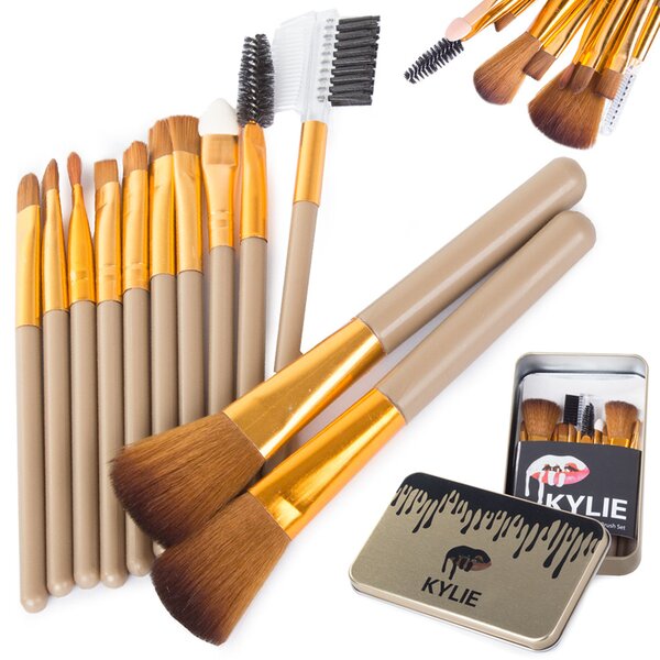 Verk 01754 Set di pennelli per il trucco 12 pezzi
