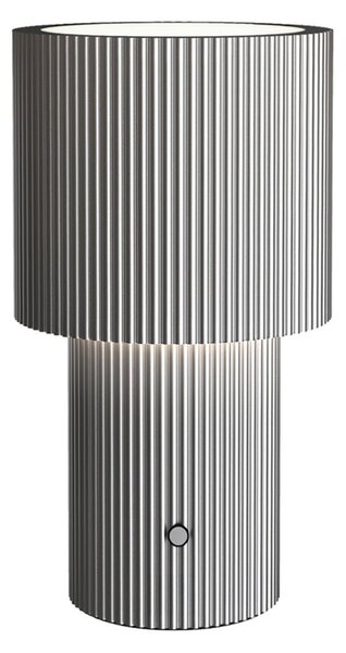 Lampade da tavolo Herstal, Iluma, dimmerabile, Metallizzato, Soggiorno, Alluminio, Moderno