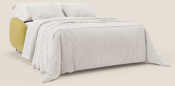 Ninfea divano letto Design Morbido con Piedini alti in Metallo e Mater