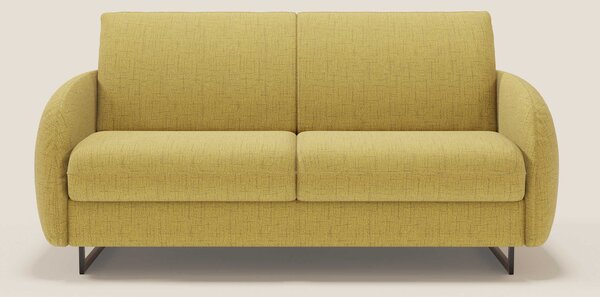 Ninfea divano letto Design Morbido con Piedini alti in Metallo e Mater