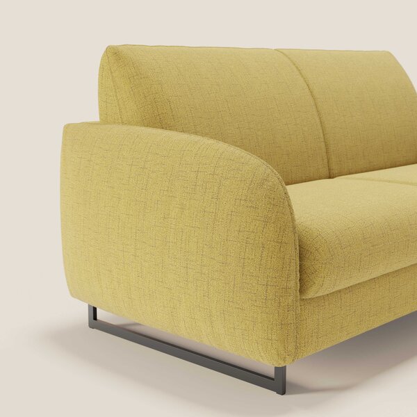 Ninfea divano letto Design Morbido con Piedini alti in Metallo e Mater