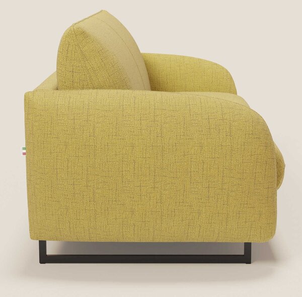 Ninfea divano letto Design Morbido con Piedini alti in Metallo e Mater