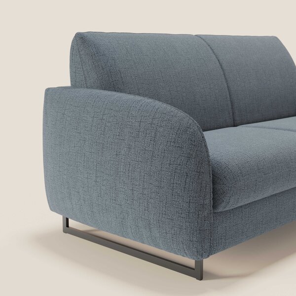 Ninfea divano letto Design Morbido con Piedini alti in Metallo e Mater