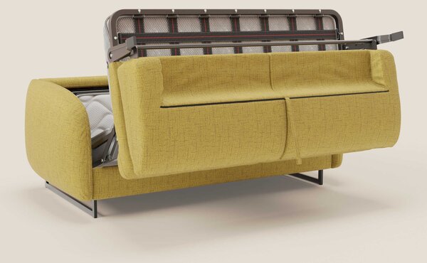 Ninfea divano letto Design Morbido con Piedini alti in Metallo e Mater