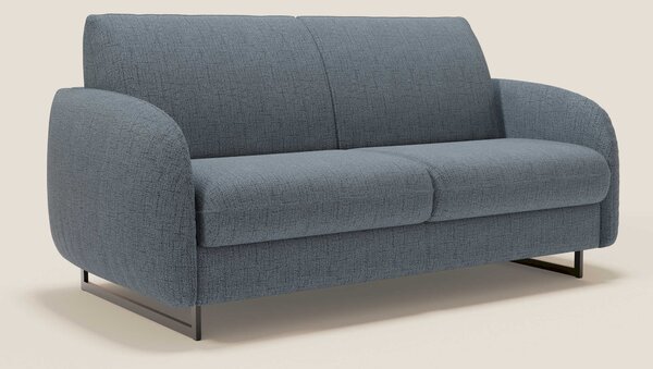 Ninfea divano letto Design Morbido con Piedini alti in Metallo e Mater