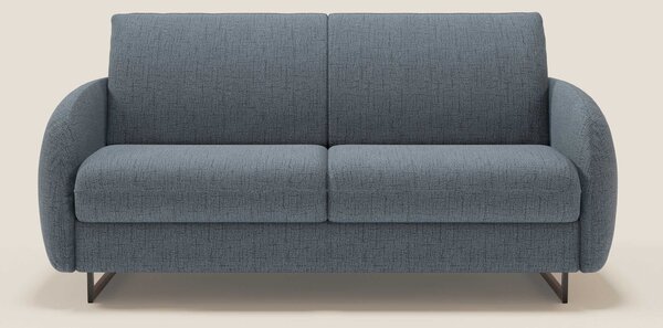 Ninfea divano letto Design Morbido con Piedini alti in Metallo e Mater